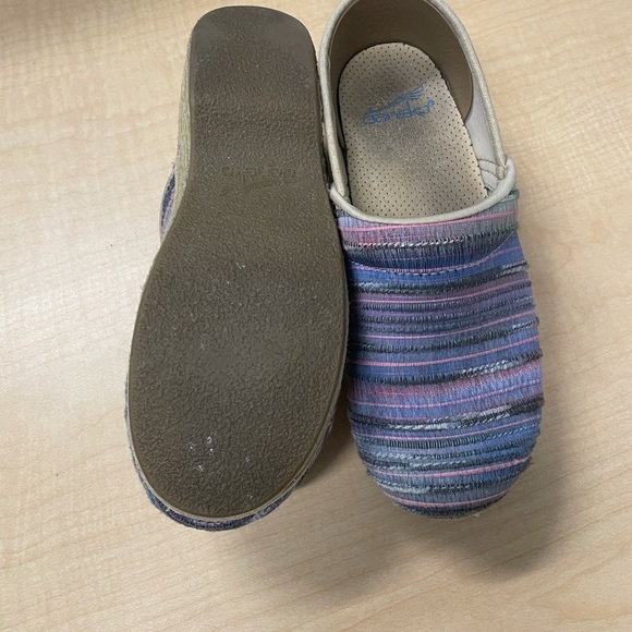 Dansko Multi-Color Woven Clogs - Picture 10 of 12
